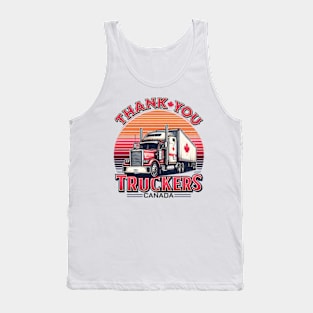 Thank You Truckers Canada Tank Top